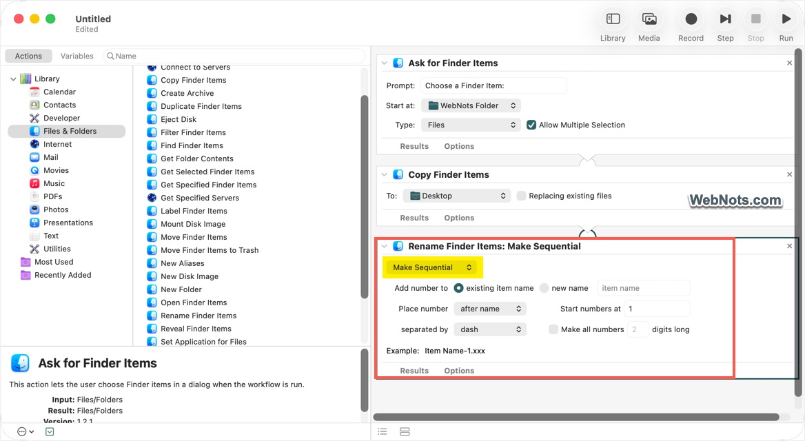Select Logic for File Rename