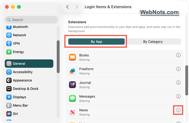 View App Extensions