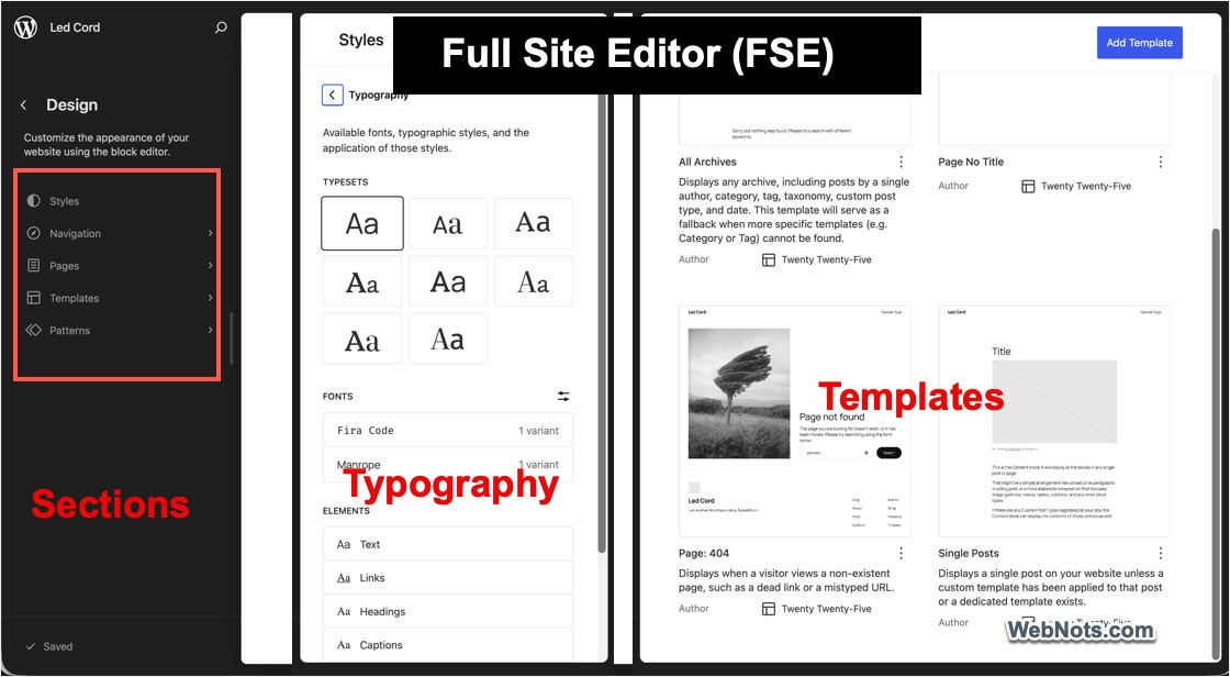 Full Site Editor