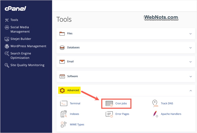 Cron Jobs in cPanel