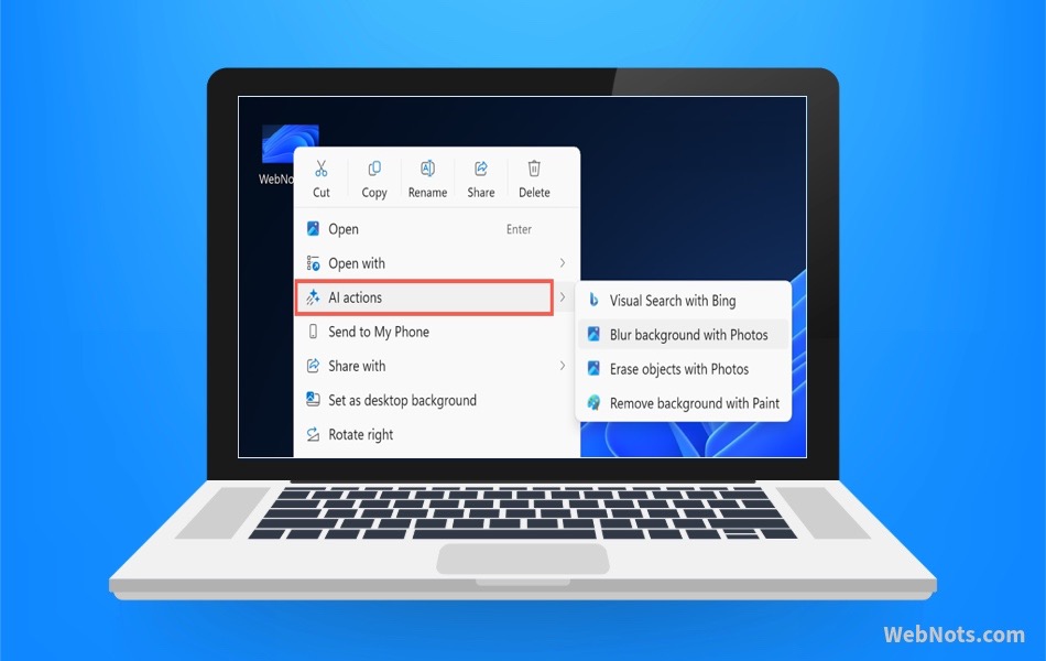 Remove AI Actions in Windows 11 Context Menu