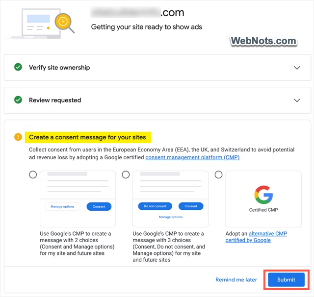 Select CMP Option