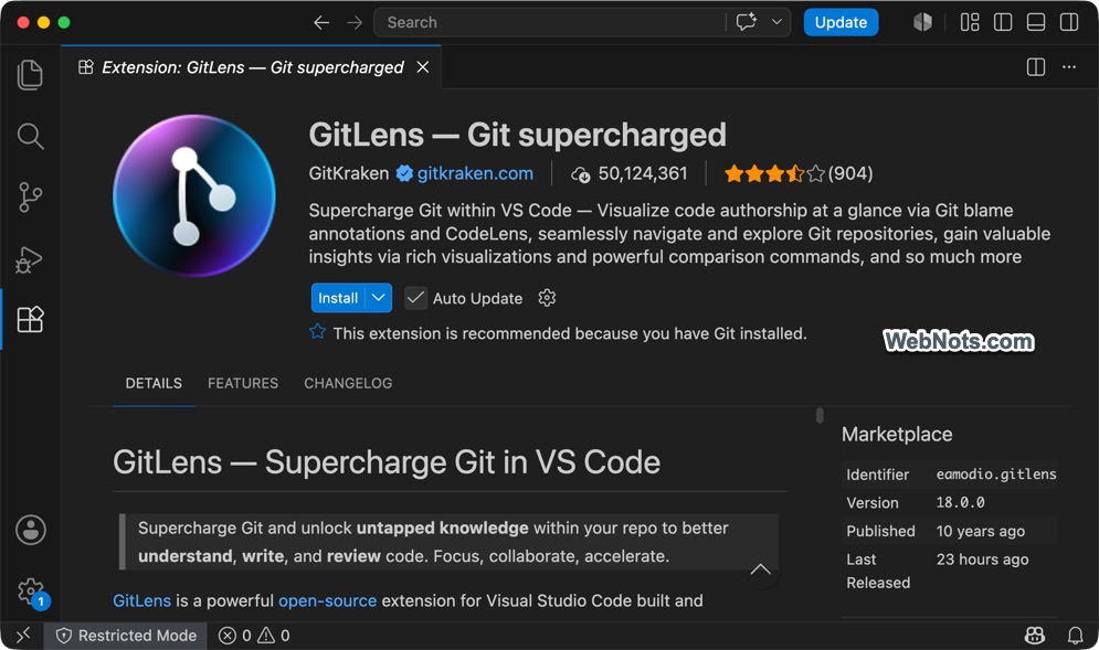GitLens – Git Supercharged