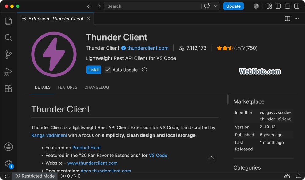 Thunder Client
