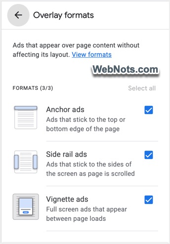 Enable High Viewable Overlay Formats
