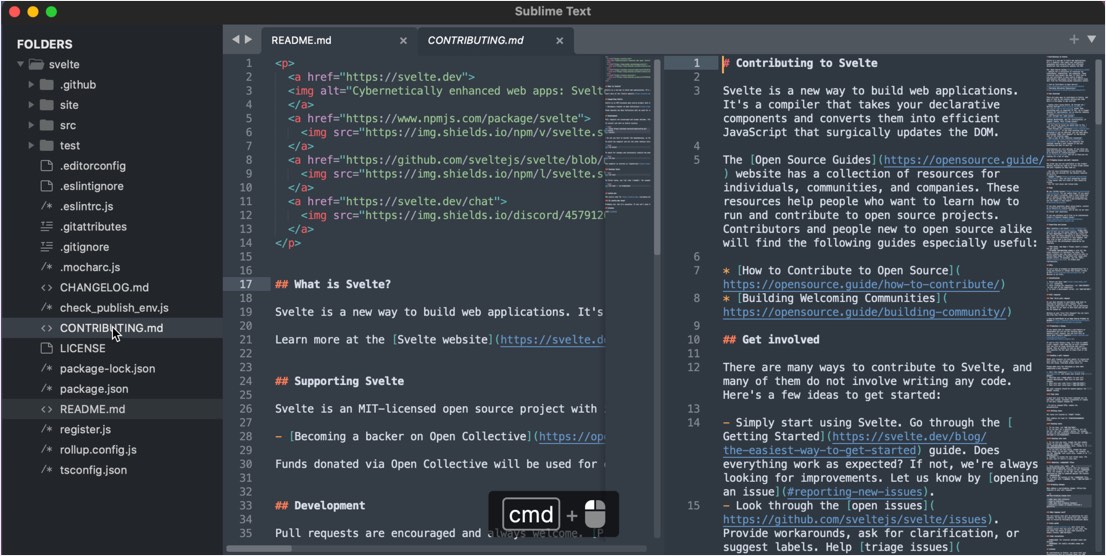 Sublime Text for Mac