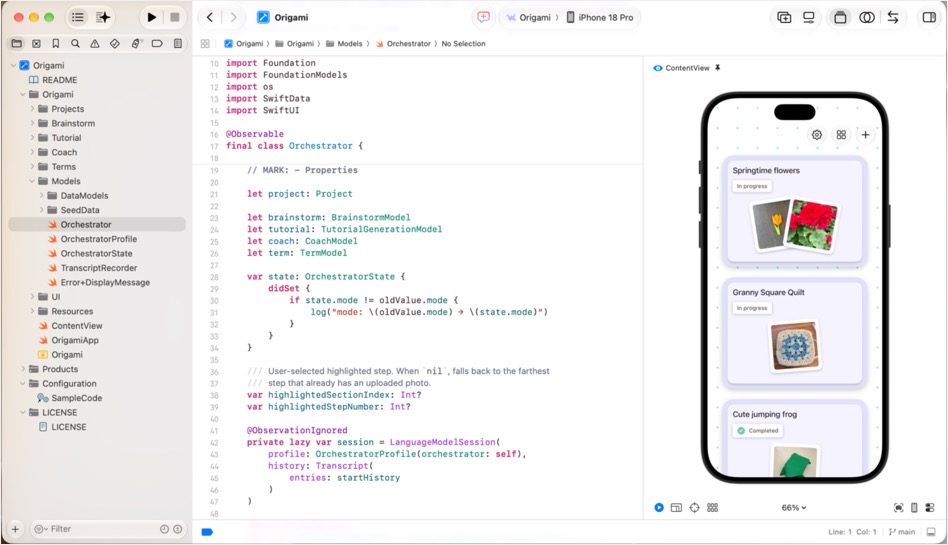 Xcode Editor